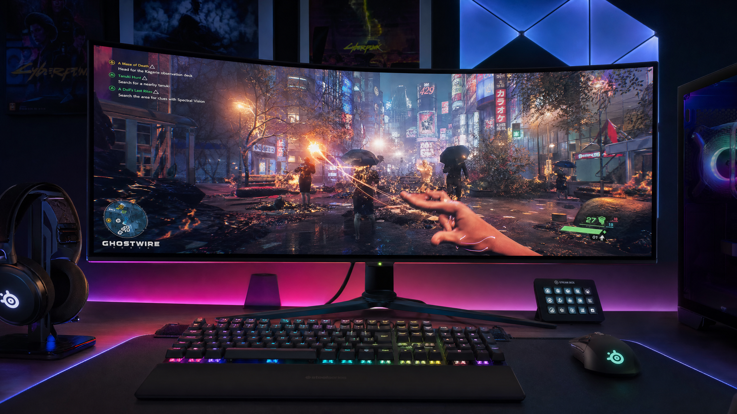 Featured game review setup
